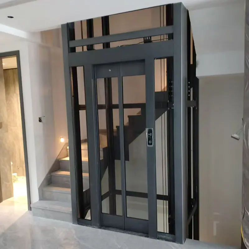 Puțuri de lift cu profil ușor din aluminiu pentru vile de acasă